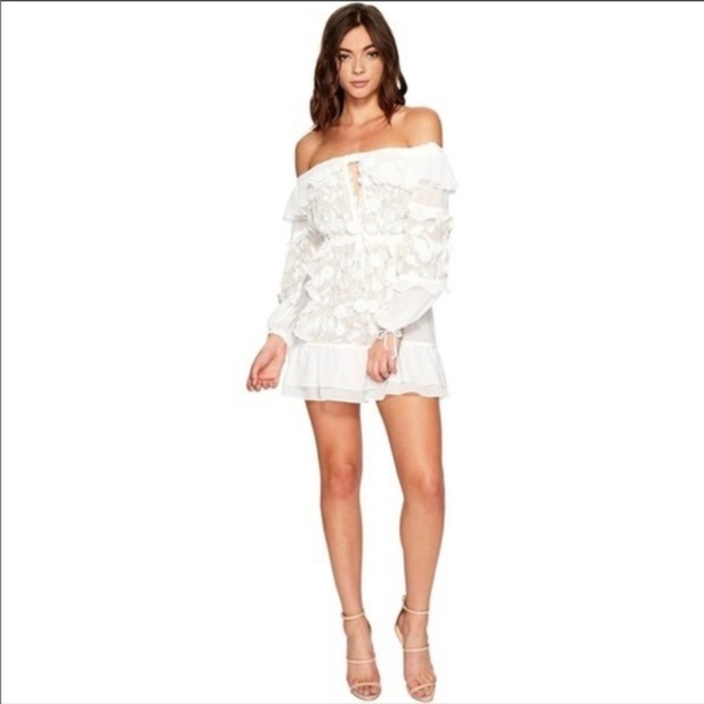 For Love And Lemons Daisy Ruffle Dress